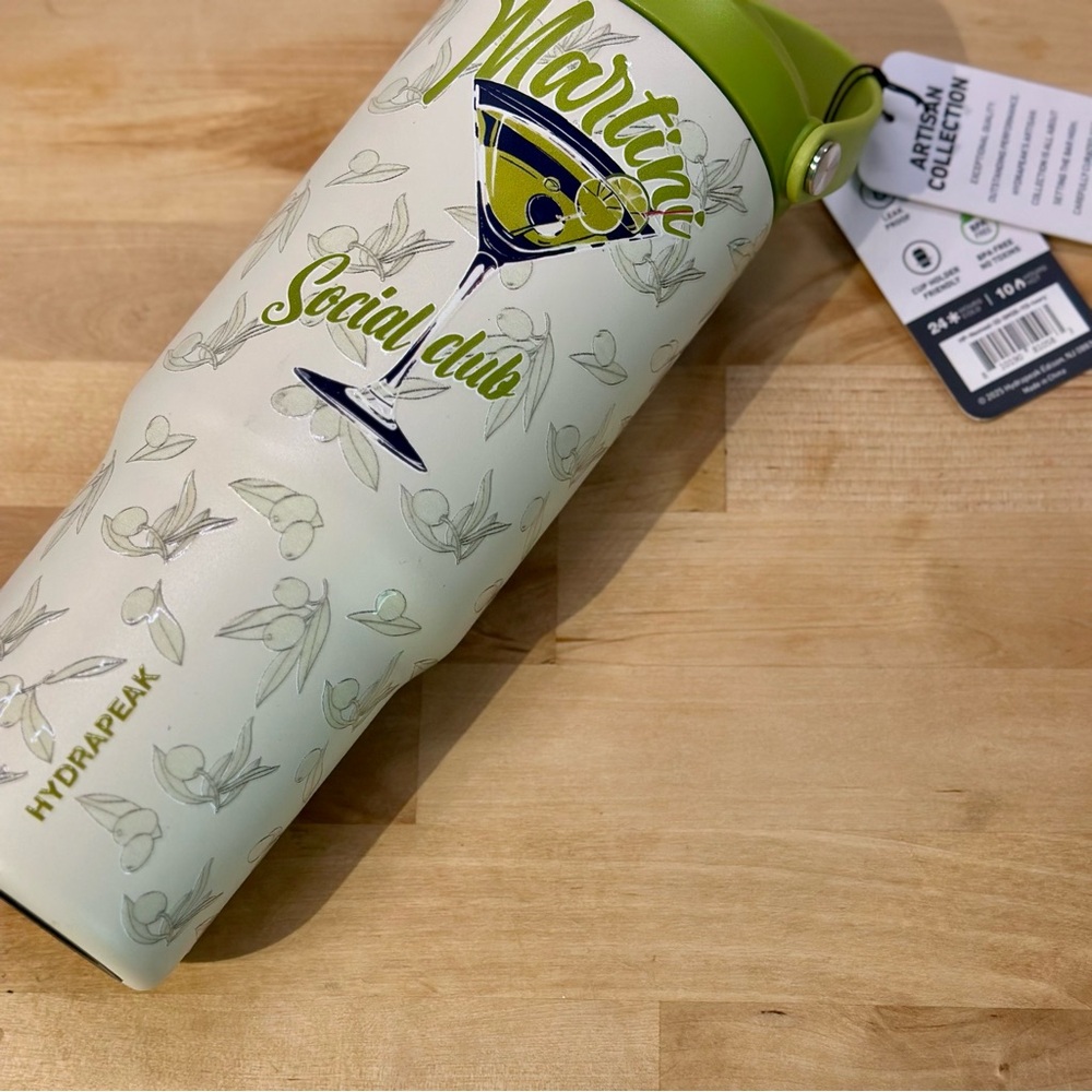 Hydrapeak Nomad Tumbler Martini Social Club Travel Cup Flip Straw Gift Tiktok